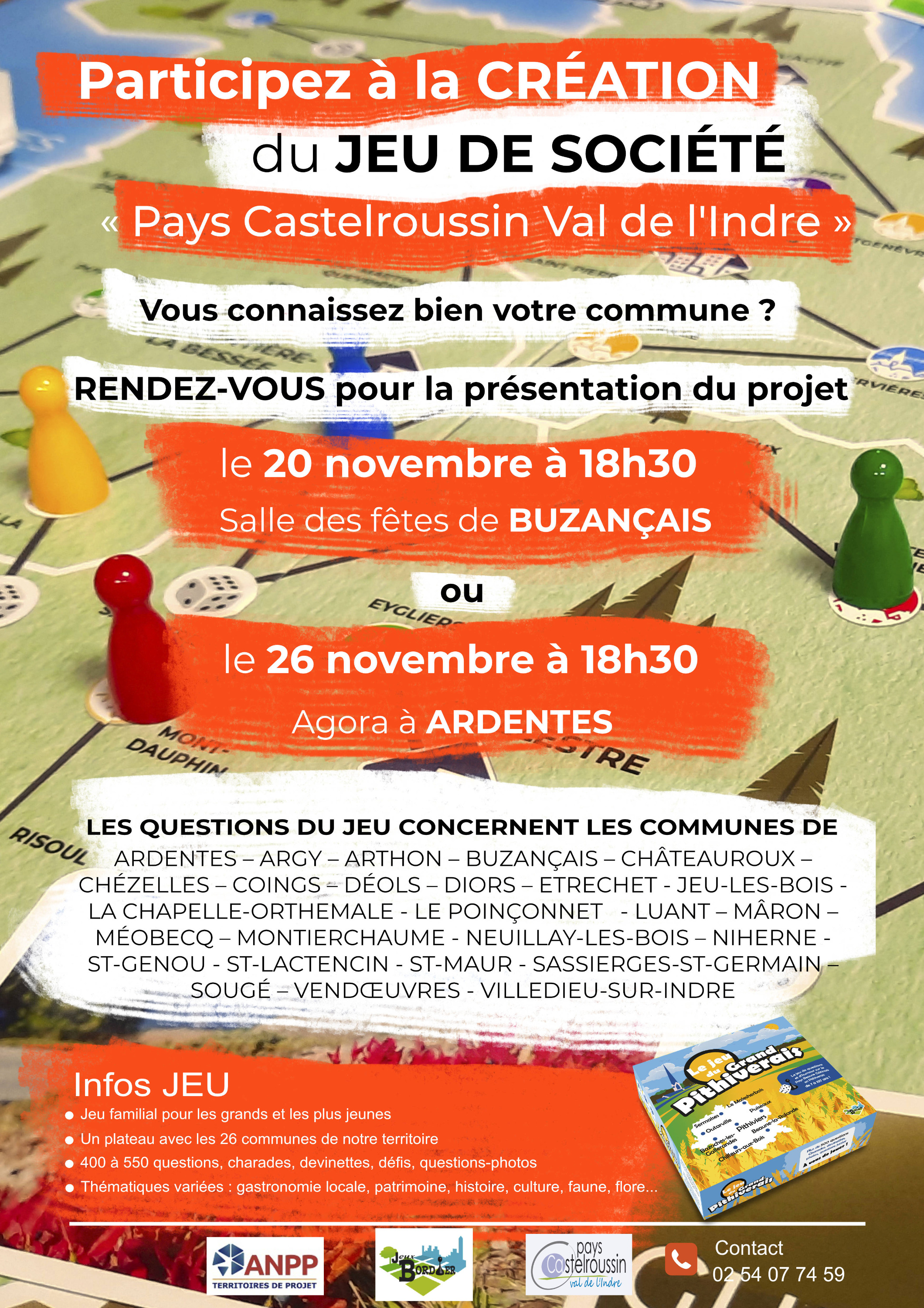 Affiche dates de réunions