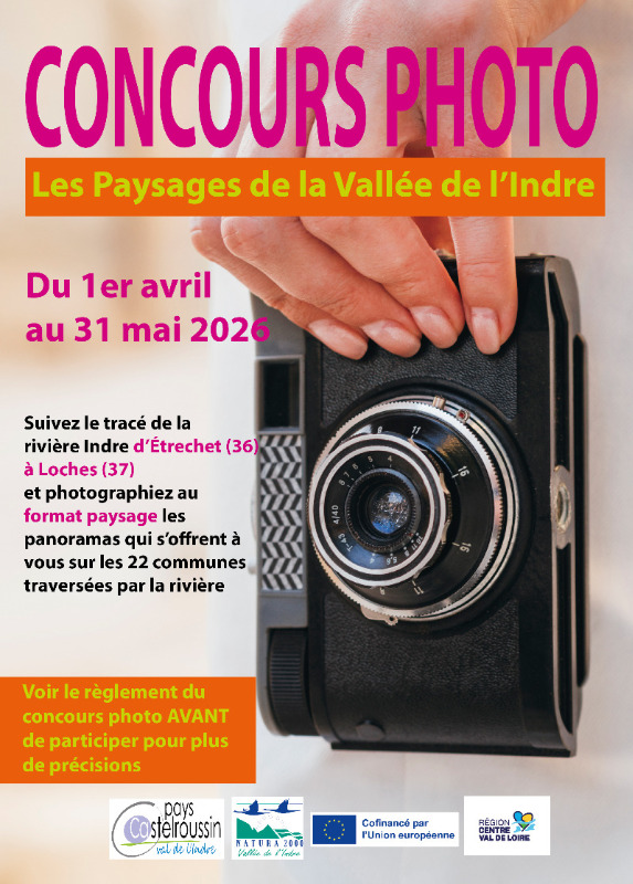 Affiche du concours photo "Paysages de la Vallée de l'Indre
